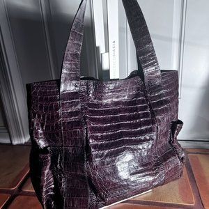 ADRIANA Castro Crocodile tote Bag